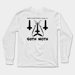 Goth Moth Long Sleeve T-Shirt